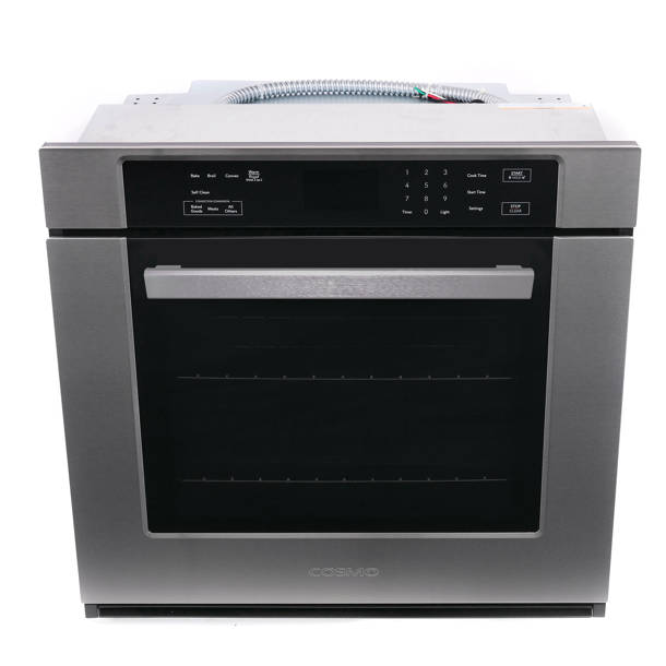 Cosmo 24" 2.5 Cubic Feet Stainless Steel Electric Convection Wall Oven